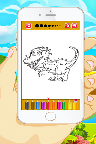 Dinosaur Coloring Book :  Educational Color and  Paint Games Free For kids and Toddlers screenshot 3