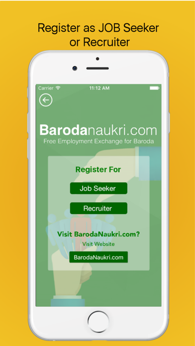 How to cancel & delete Baroda Naukri from iphone & ipad 1