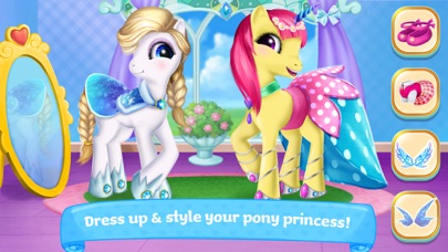 Pony Princess Academy - Dress Up, Style, Feed & Care for Ponies Game Screenshot 2