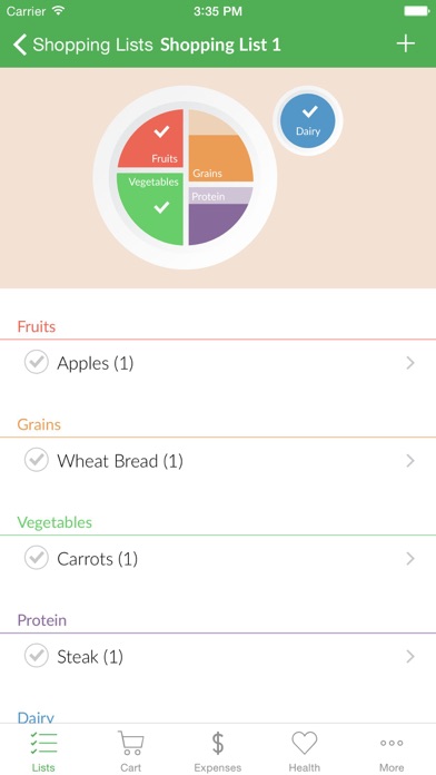 How to cancel & delete Lista - The Healthy Eating App from iphone & ipad 1