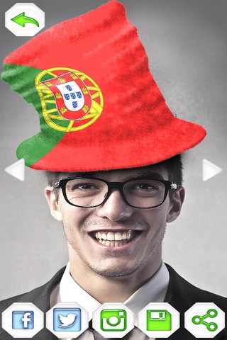 Flag Hat Photo Montage for Football Fans – Pics Editor for Euro Cup and the Olympics 2016 screenshot 3