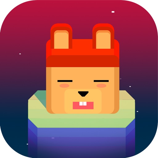 Rainbow Box Drop - Platform Hopping Game Icon