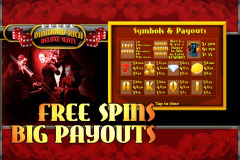 A Diamond Rich Deluxe Slots - Classic Free Casino Jackpot Bonus Slot Machine Games! screenshot 3