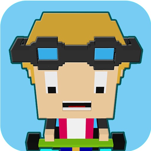 Blocky Pass - Endless Arcade Racing Surfer iOS App