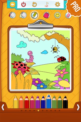 Spring Coloring Pages for Kids PRO - Flower & Butterfly Coloring Book screenshot 2