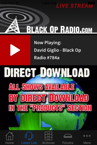 Black Op Radio.com screenshot 2