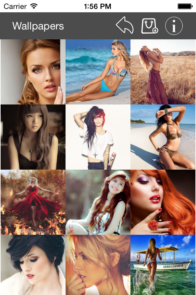 Wallpapers Collection Beautiful Girls Edition screenshot 4