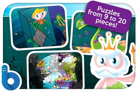 Mermaids Jigsaw Puzzles for kids and toddlers! screenshot 4