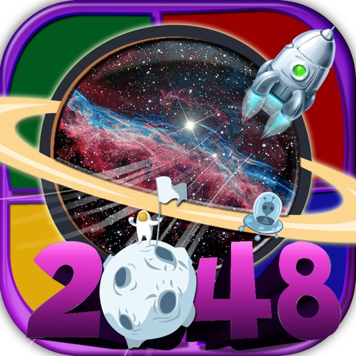 2048 + UNDO Solar System at The Universe Number Puzzle Games “ Astronomy Space Edition ”