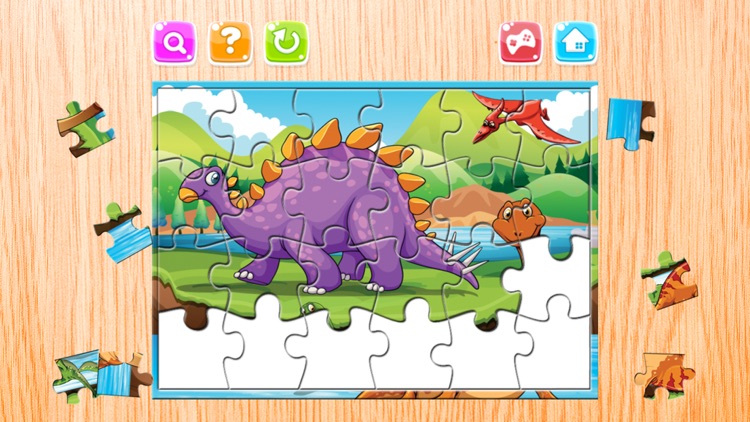 Dinosaur Jigsaw Puzzles - Dino Puzzle Game for Kids & Toddlers