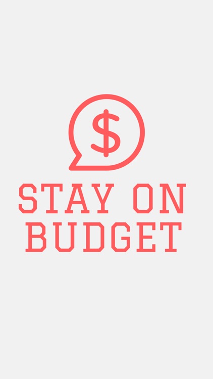 Stay on Budget