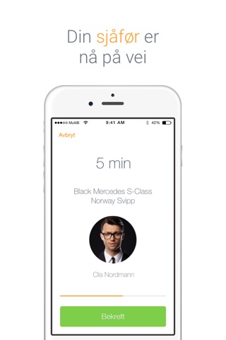 Svipp - Bestill taxi fra din iPhone screenshot 3