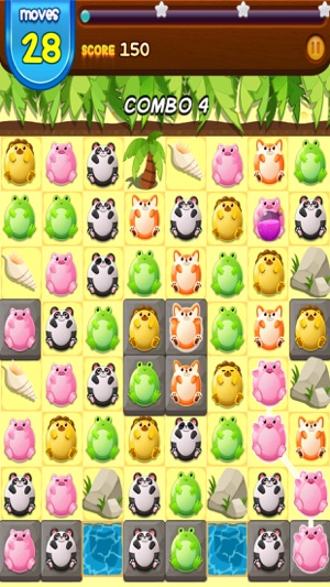 Cute Fat Animals - Critter Color Pop Chain Puzzle Game FREE(圖4)-速報App