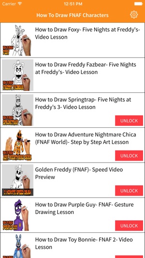 How To Draw - Learn to draw FNAF Characters and practice dra(圖2)-速報App