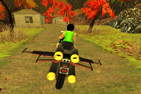 3D Flying Motorcycle Racing - Super Jet Bike Speed Simulator Game PRO screenshot 3