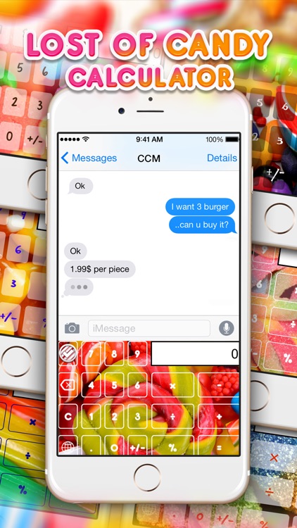 Calculator – Candy : Custom Cute Color & Wallpapers Keyboard Themes ...