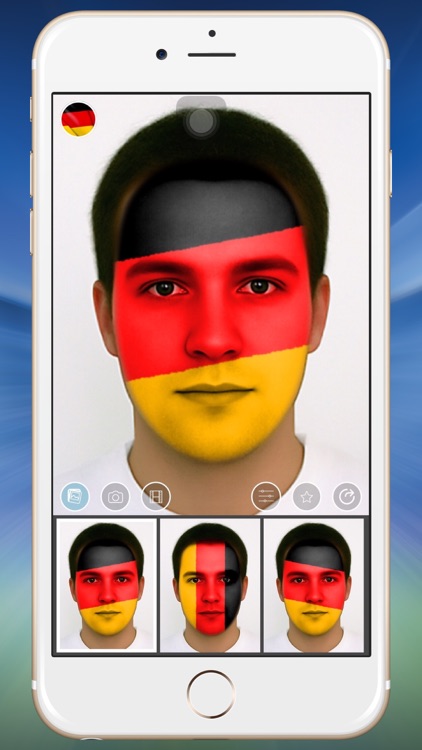 Flag Face Germany
