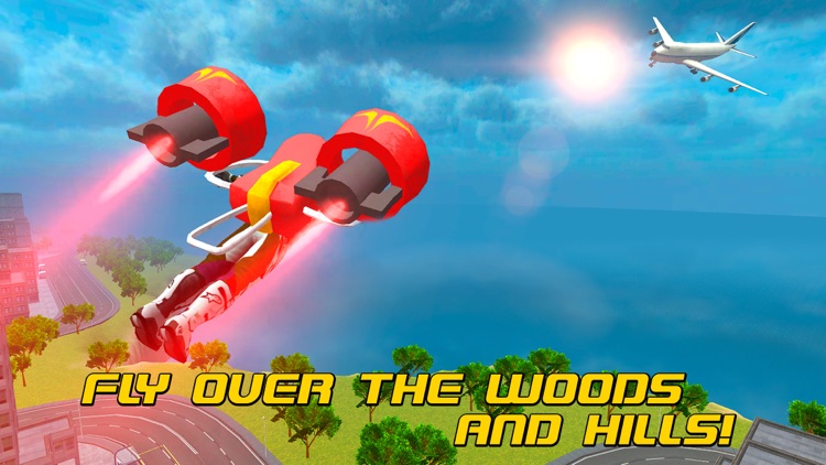 Flying Man: Skydiving Air Race 3D