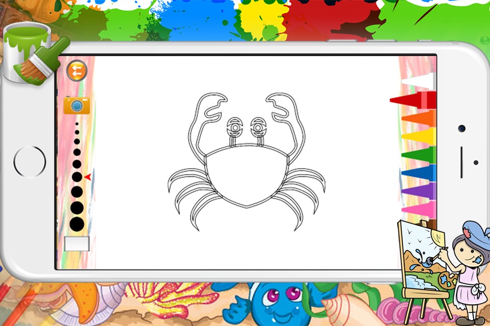 Sea Creatures Coloring Books screenshot 3