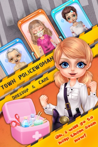 Town Policewoman-Dressup&Care screenshot 3