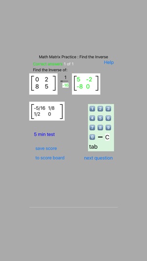 Math Matrix Practice: Find the Inverse(圖1)-速報App