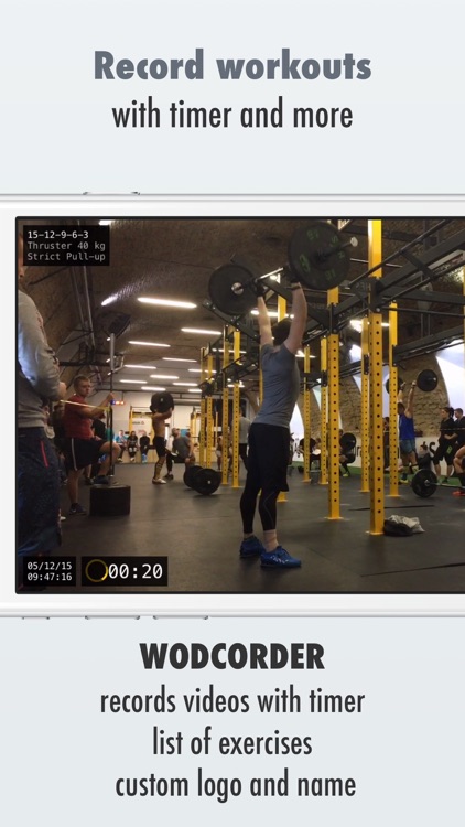 Wodcorder - simple workout recorder