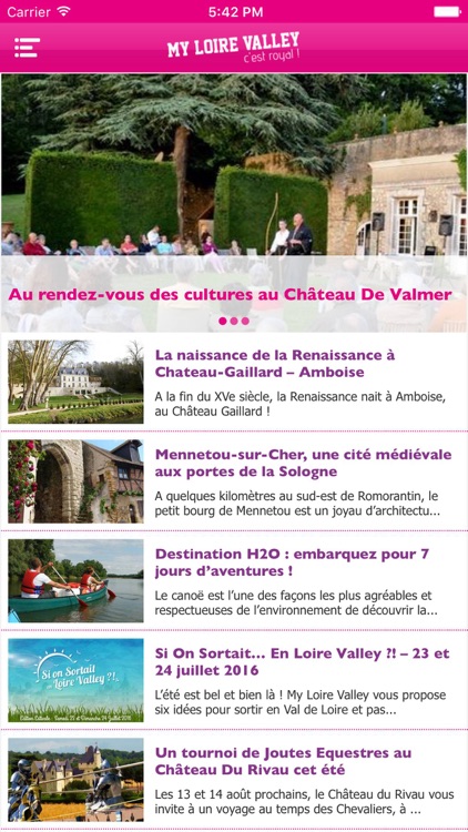 Val de Loire – Actualités, Tourisme, Loisirs, Châteaux, Gastronomie, Évènements, Sorties…