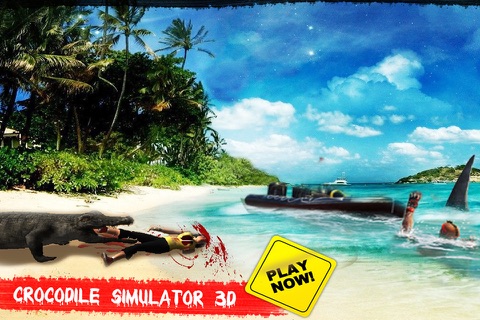 Crocodile Simulator 3D! screenshot 2