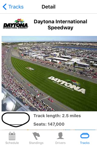 Racing Schedule for NASCAR screenshot 4