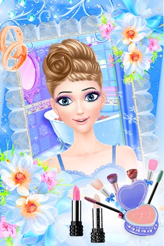Makeup Salon : Ice Princess Wedding Makeover - Girls Make-up, Dress-up and Spa Game by Phoenix Games screenshot 2