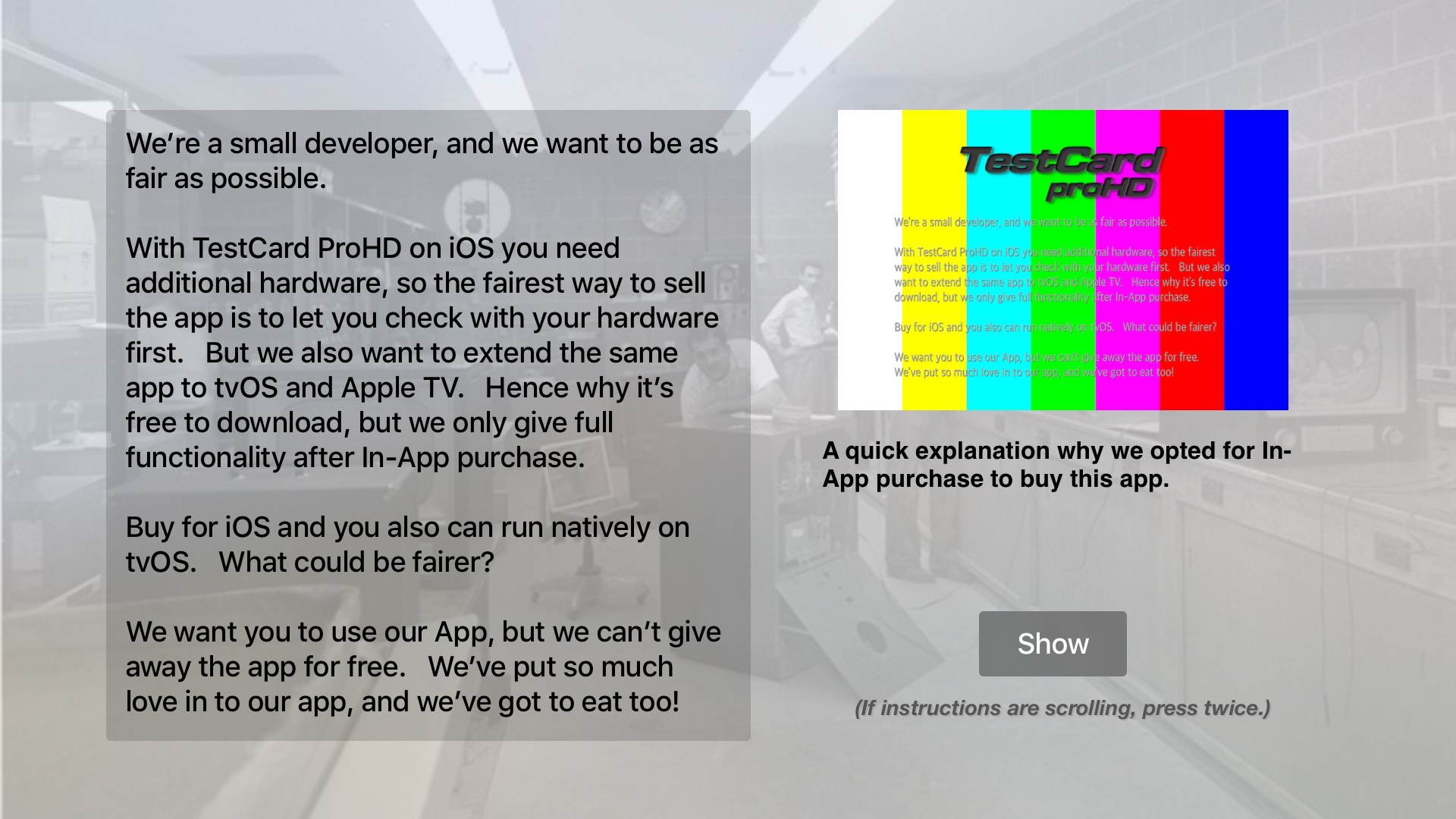 testcard app