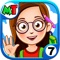Grab your books and get dressed, It is time for School in My Town