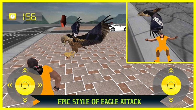 Police Eagle Prisoner Escape - Control City Crime Rate Chase Criminals, Robbers & thieves