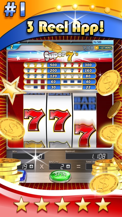 Slots: 3-Reel Slots Deluxe – All New, Real Vegas Casino Slot Machines