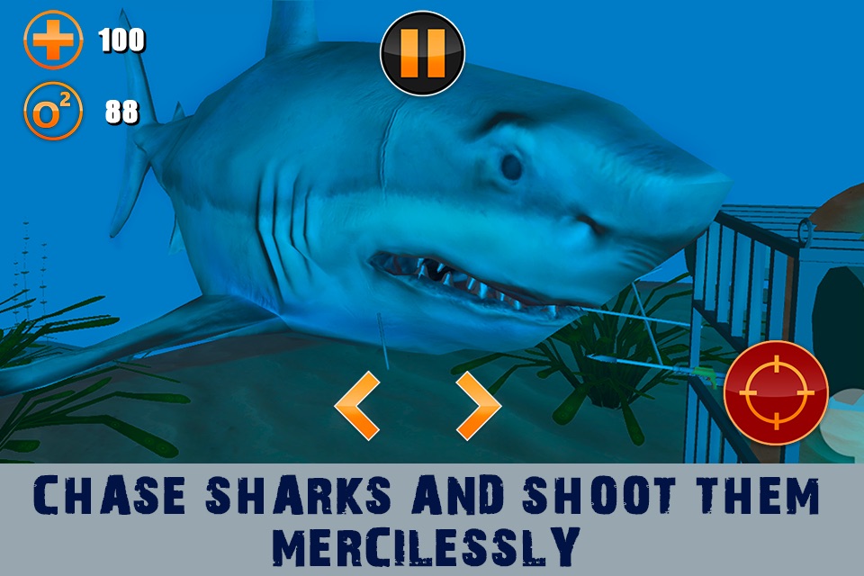 Shark Spear Fishing Simulator 3D screenshot 2