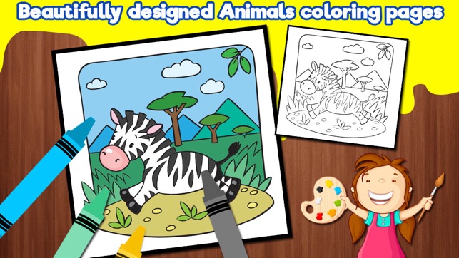 Preschool Education Paint Animals - Free Color Book, Colorin(圖3)-速報App