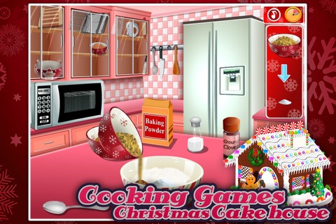 Cooking Games：Christmas Cake Hous screenshot 2