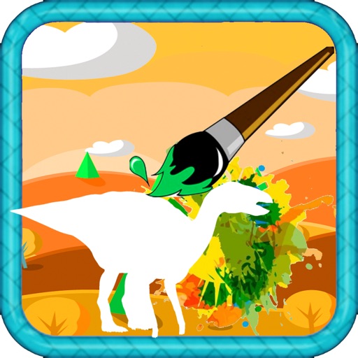 Color For Kids Game Dino Dan Edition iOS App