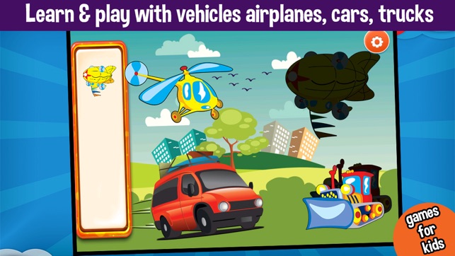 Vehicles Peg Puzzles for Kids(圖2)-速報App