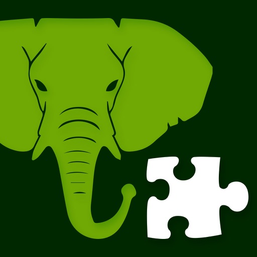 Animal jigsaw puzzle for kids Icon