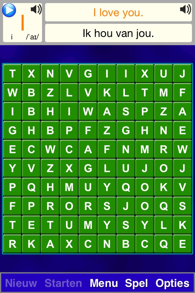 Alphabet Solitaire English screenshot 2