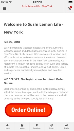 Sushi Lemon Life New York(圖1)-速報App