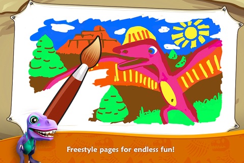 Dino Paint – Dinosaur coloring screenshot 4