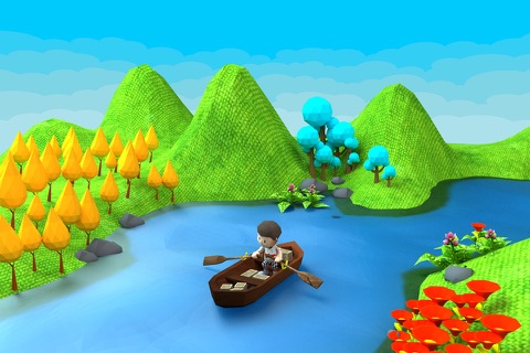 Row Your Boat - 3D Nursery Rhyme For Kids screenshot 3