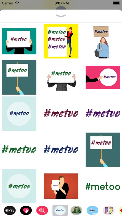 Me Too Stickers #metoo