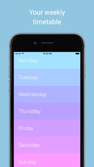 Weeky - Weekly Timetable(圖1)-速報App