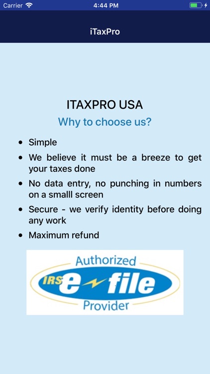 iTaxPro USA Income Tax Prep