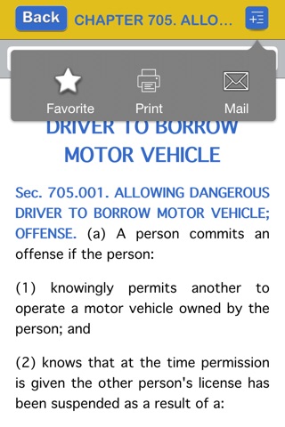 Texas Code of Transportation 2016 - TX Law screenshot 3