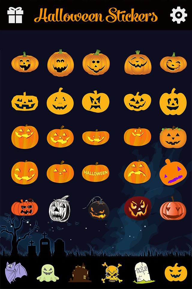 Halloween Emoji - Add Scary Ghost & Zombie Emoticon Stickers to Messages for Greetings screenshot 4