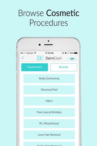 DermDash - Plastic Surgery, Juvederm and Botox Pricing screenshot 2